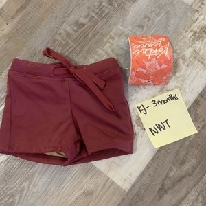 Baby boy Kortni Jeane mini euro swim bottoms